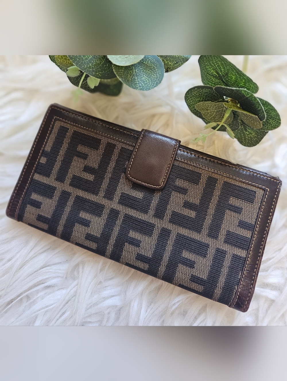 Fendi Zucca Beautiful Vintage Wallet